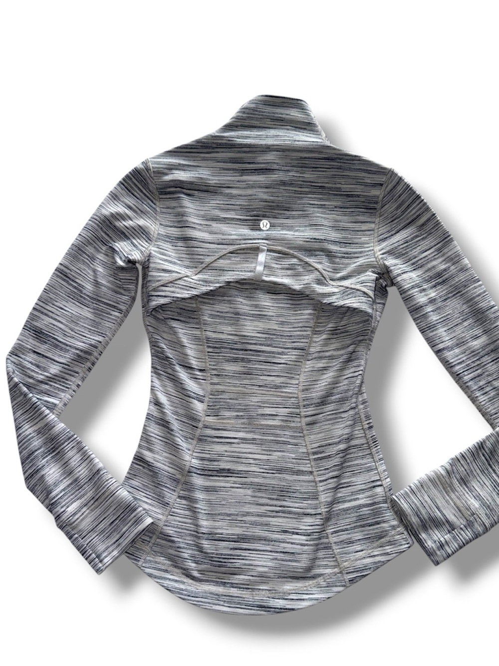 lululemon Define Jacket Wee Are From Space Silver Spoon White Grey Rare Size 2